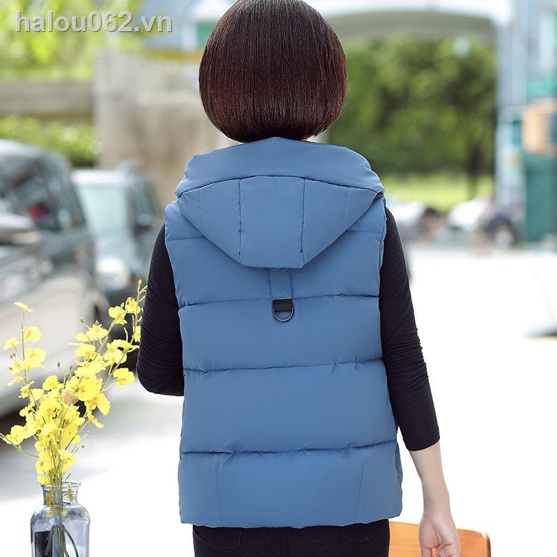 Áo Khoác Phao Không Tay Thời Trang Nữ Trung Niên | BigBuy360 - bigbuy360.vn