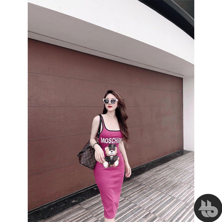 Váy Hai Dây Bản To Mochino Đầm Ôm Dáng Tôn Body | BigBuy360 - bigbuy360.vn
