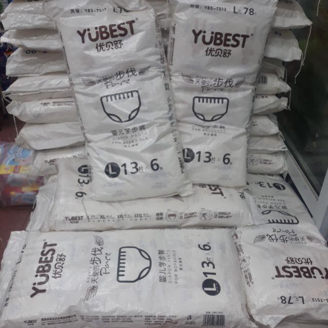Bỉm Yubest angel dán/quần nội địa Trung S90/M84/L78/XL72