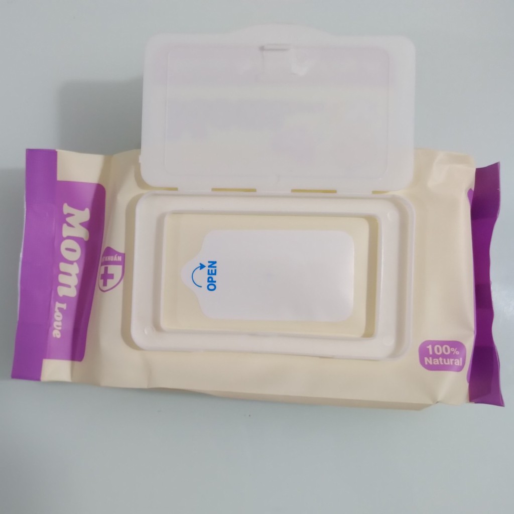 Khăn Giấy Ướt Cao Cấp MOM LOVE Siêu Dai Không Mùi An Toàn Cho Bé