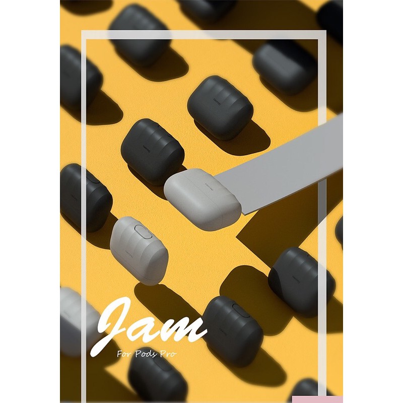 Bao case chống sốc silicon cho tai nghe AP Air Pro hiệu Baseus Shell Pattern (Mỏng 0.8mm)