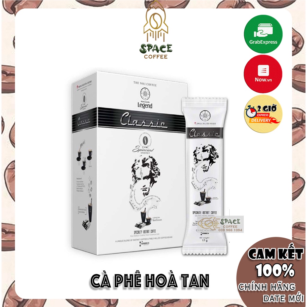 Cà Phê Trung Nguyên Hòa Tan Legend Classic - Hộp 12 gói