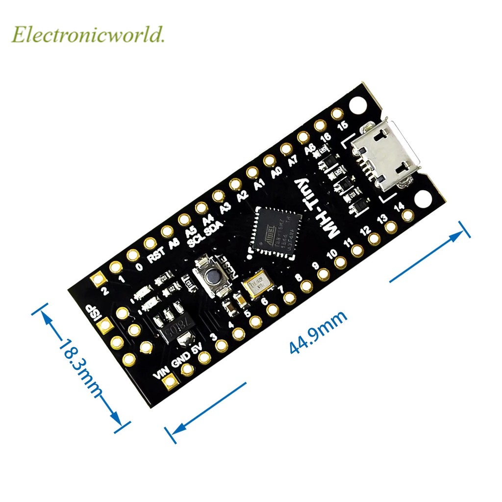 Bảng Mạch Phát Triển Attiny88 16mhz / Digispark Attiny85 Nano V3.0 Atmega328 Cho Arduino