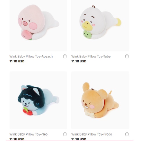 Gấu bông Kakao Friends nhiều mẫu  Ảnh thật - Thú bông, đồ chơi bông cao cấp