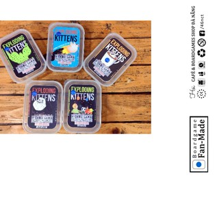 Hộp Bài Mèo Nổ Exploding kittens box mèo chế fan-made đựng các loại lá bài