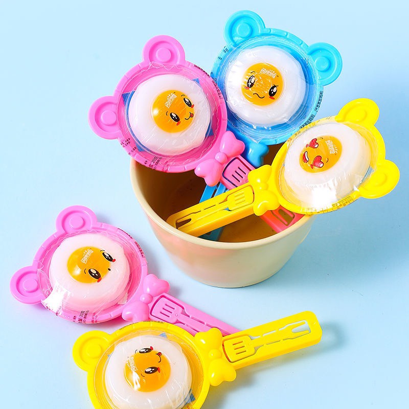 Thạch pudding nổ trứng ốp la mini Funny Castle cho bé vừa ăn vừa chơi sáng tạo