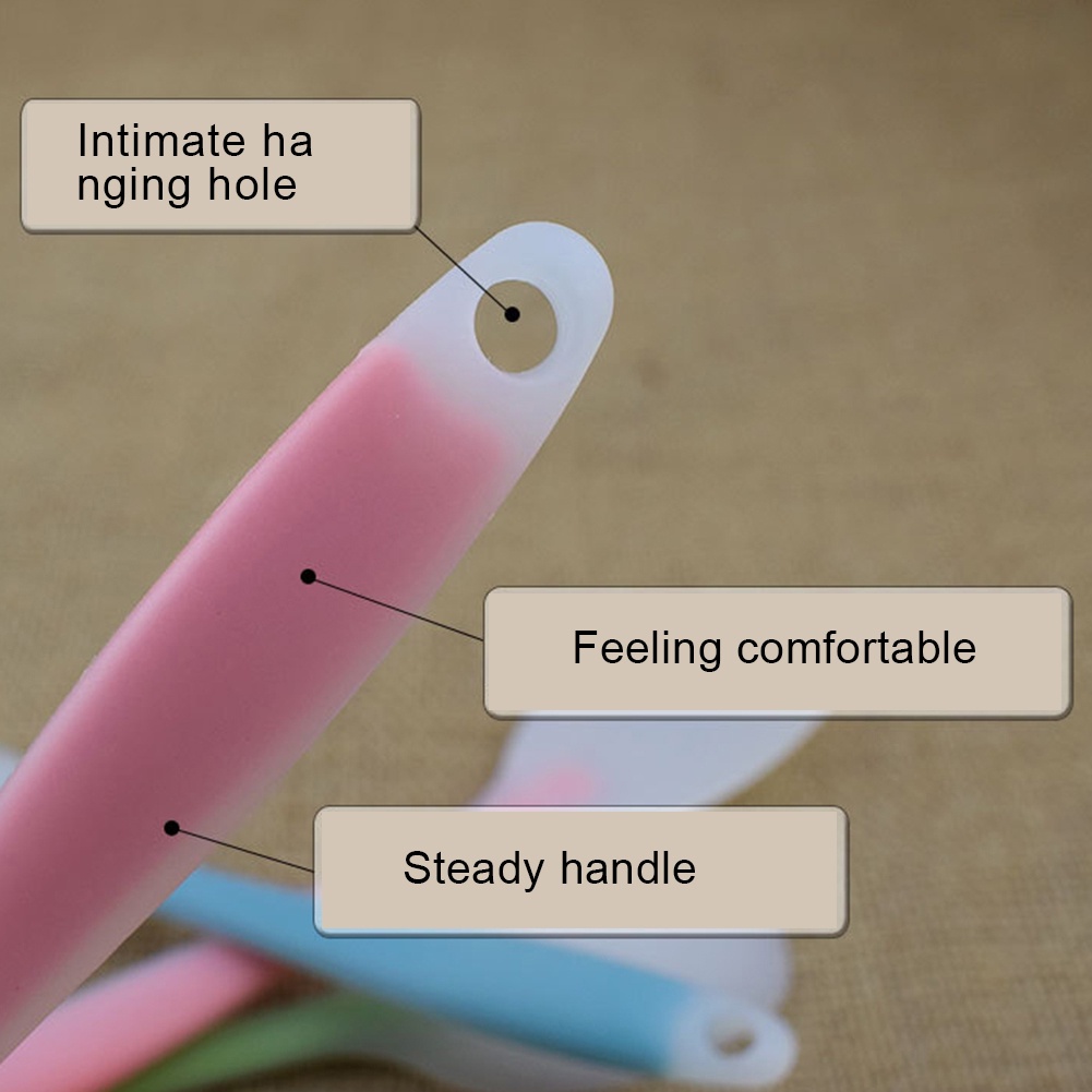 Muỗng Trộn Kem Làm Bánh Bằng Silicone Chống Dính