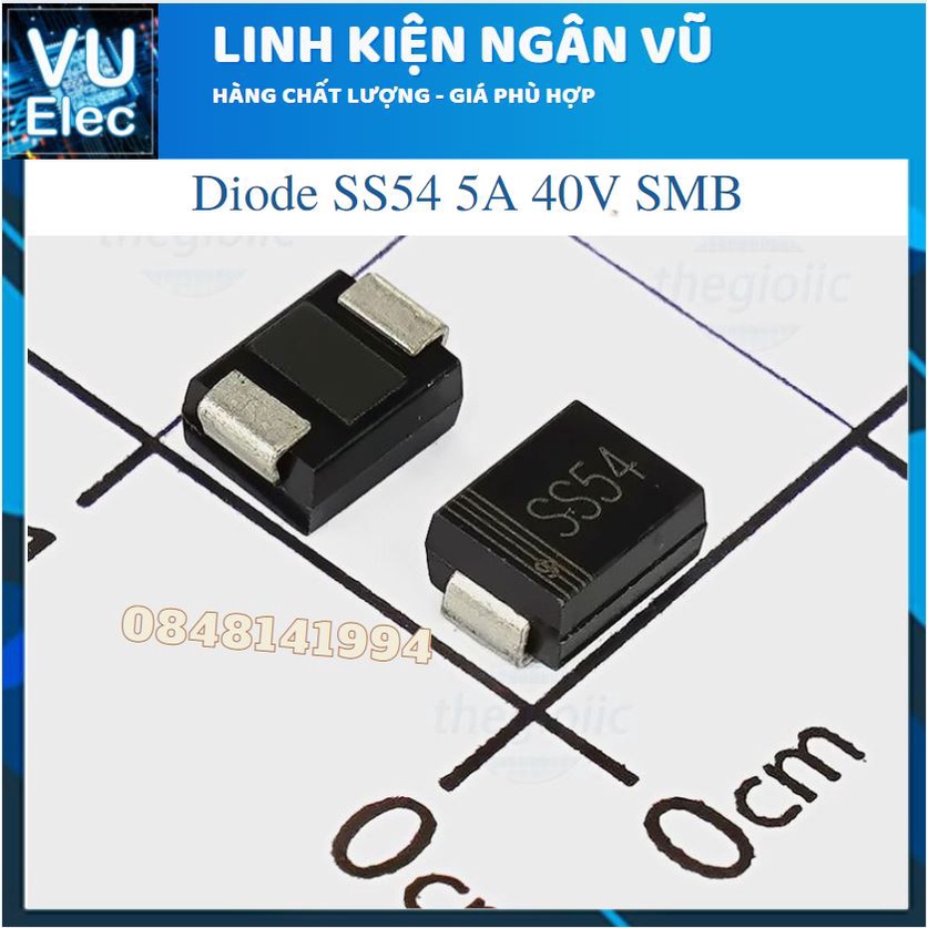 Đi ốt - Diode Shotky 5A 40V SS54 / SS14 / SS24