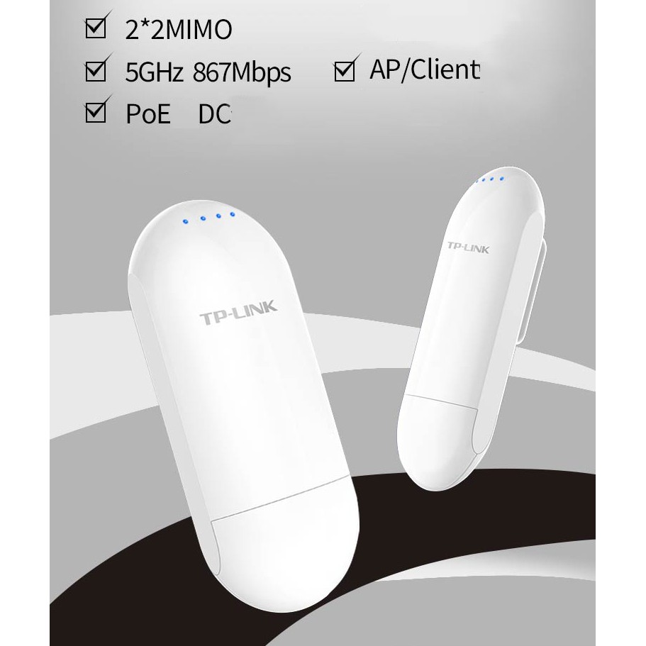 ✅  Thiết Bị Thu Phát Wifi Băng Tần 5.8Ghz Ngoài Trời - ( Mercury MWB505S ) - ( Tplink TL-CPE501 )