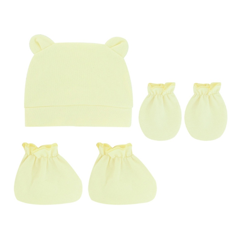 Mũ Beanie Kèm Găng Tay Dễ Thương Cho Bé