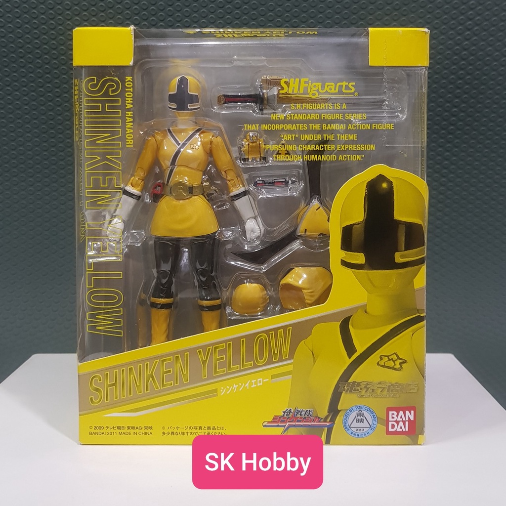 [Sẵn-Ảnh Thật] Mô Hình Bandai SHF Shinken Yellow Series Super Sentai Shinkenger