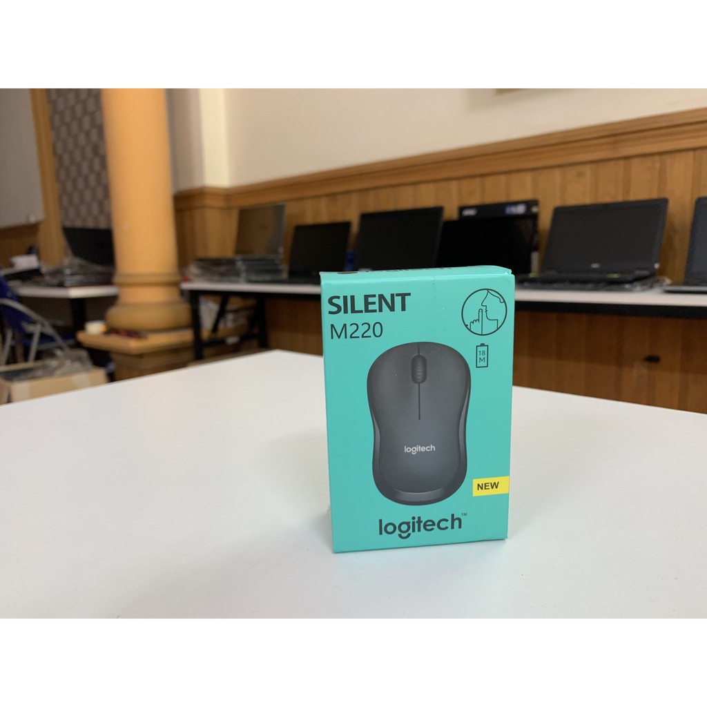 [CHÍNH HÃNG] Chuột không dây Logitech M220 - Silent giảm tiếng ồn