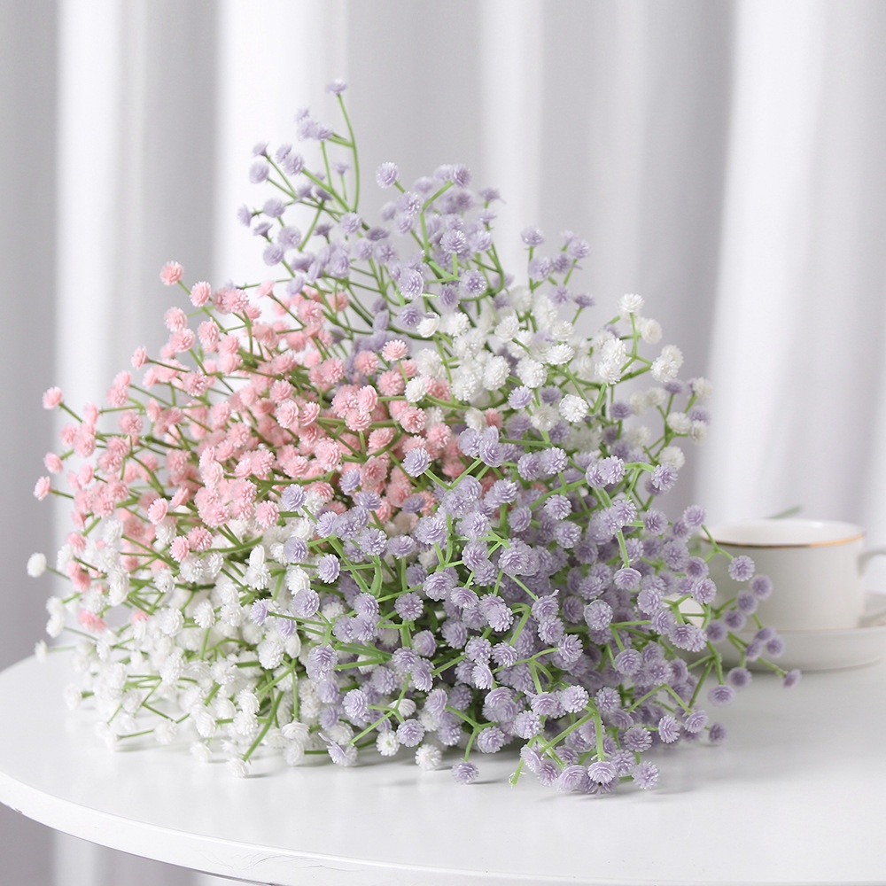 Hoa nhỏ hoa nhân tạo gypsophila bó hoa giả hoa trang trí đám cưới tươi nhỏ