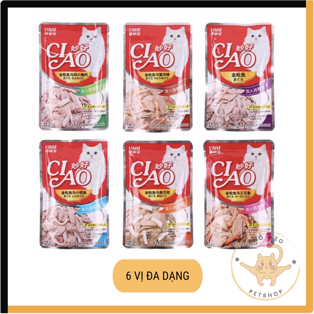Pate Ciao Cho Mèo Thơm Ngon 60g