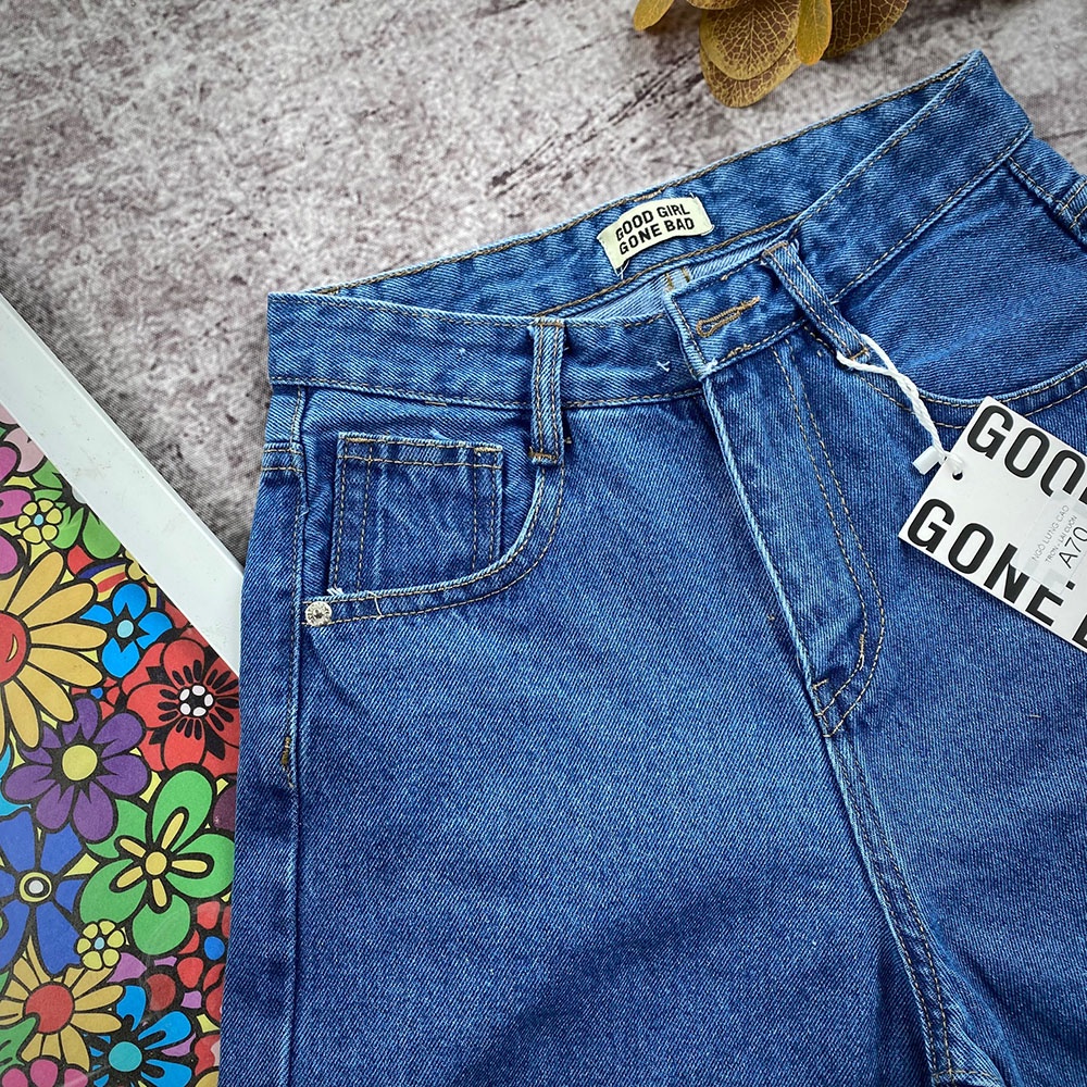 Quần Short Jean Nữ Ngố Lửng Trơn Cạp Cao Trơn Năng Động Thoải Mái Kiểu Hàn Quốc | BigBuy360 - bigbuy360.vn