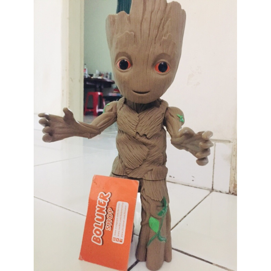 Mô Hình Nhân Vật Groot Nhảy Múa Trong Phim Avenger Marve Iron Man