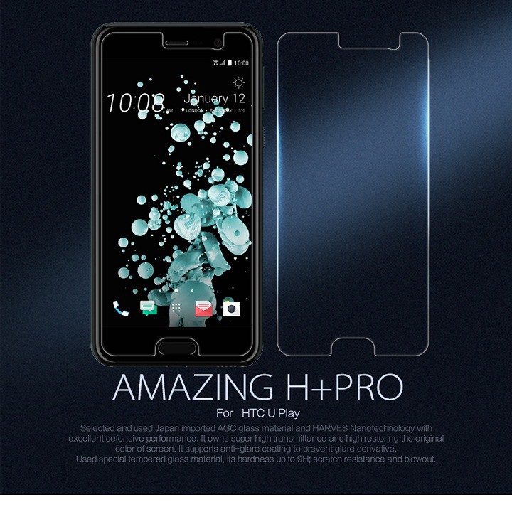 Kính cường lực Nillkin H+Pro HTC U Play