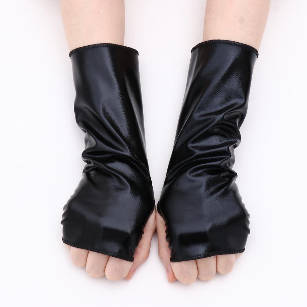 Găng Tay Da Hóa Trang Phong Cách Gothic Punk