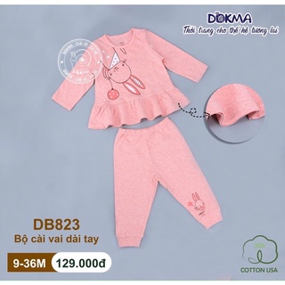 Bộ thu đông dài tay Dokma bé trai, bé gái 9-36m