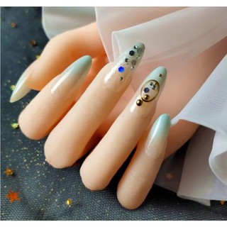 bộ 24 móng tay giả fom nhọn kèm keo