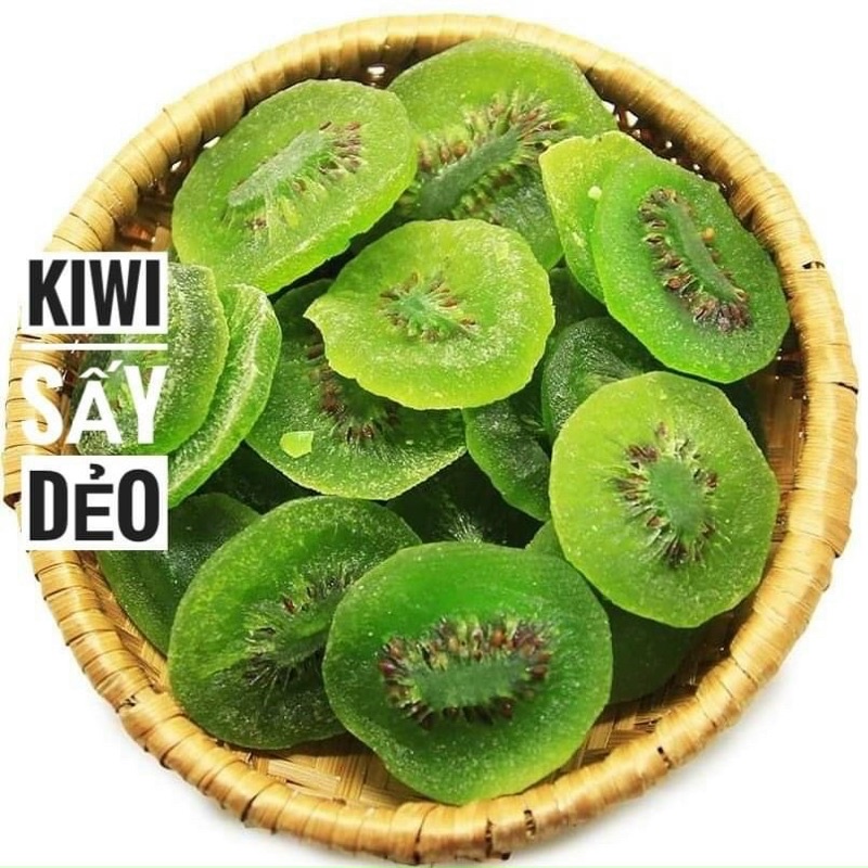 Mứt Kiwi sấy dẻo - Lon 500g [FREE SHIP] TỪ ĐƠN 50K, [Loại Đặc Biệt] Hàng ngon nhà làm