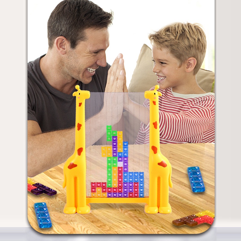 Đồ Chơi Xếp Hình Tetris Ba Chiều Luyện Tập Tư Duy Cho Bé Trai Và Bé Gái