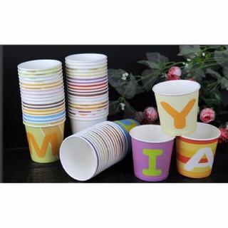 Set 5 cốc giấy hoạt hình