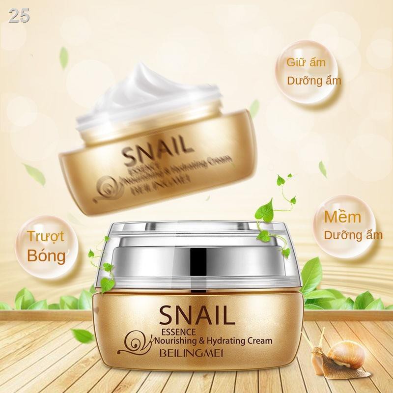 Bộ sản phẩm nước hoa hồng Snail Lotion Dưỡng ẩm làm trắng Sữa rửa mặt Kem da vùng mắt mỹ