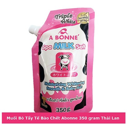 Muối Sữa Bò Tắm Lạnh A BONNE’ Trắng Da Tẩy Thâm CHUẨN THÁI LAN 350 Gr | BigBuy360 - bigbuy360.vn