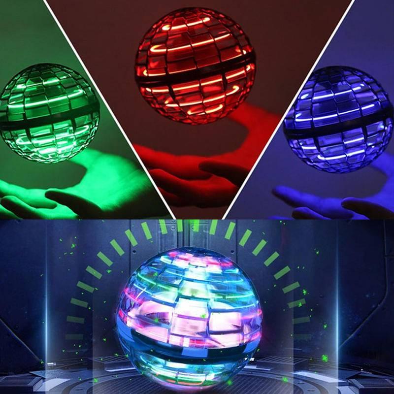 Đồ chơi bóng bay xoay hình UFO 360° điều khiển từ xa cho trẻ em và người lớn