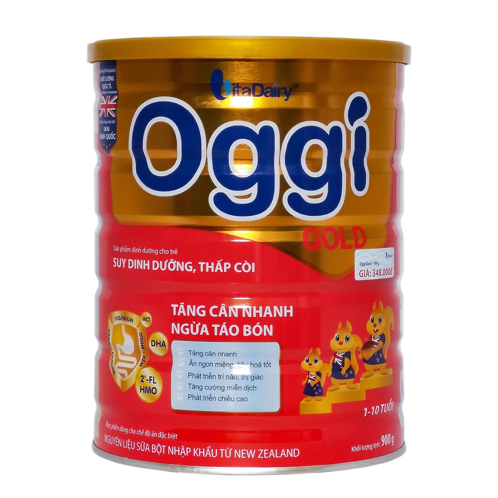 Sữa Bột OGGI Suy Dinh Dưỡng Gold 900g