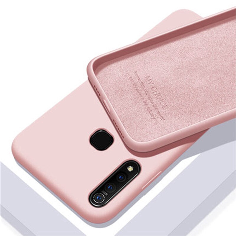 Ốp điện thoại silicon mềm lót sợi nhỏ cho Vivo Y11 2019 Y12 Y15 Y17 Y19 U3 S1 S1 Pro