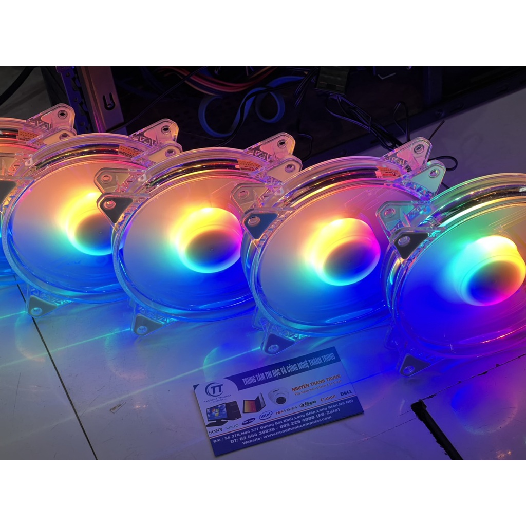 Quạt Fan RGB Coolmoon K9 - Hàng chính hãng (gắn trực tiếp không dùng hub)