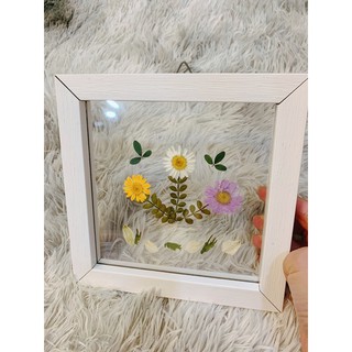 Khung Tranh hoa khô trong suốt trang trí nhà cửa