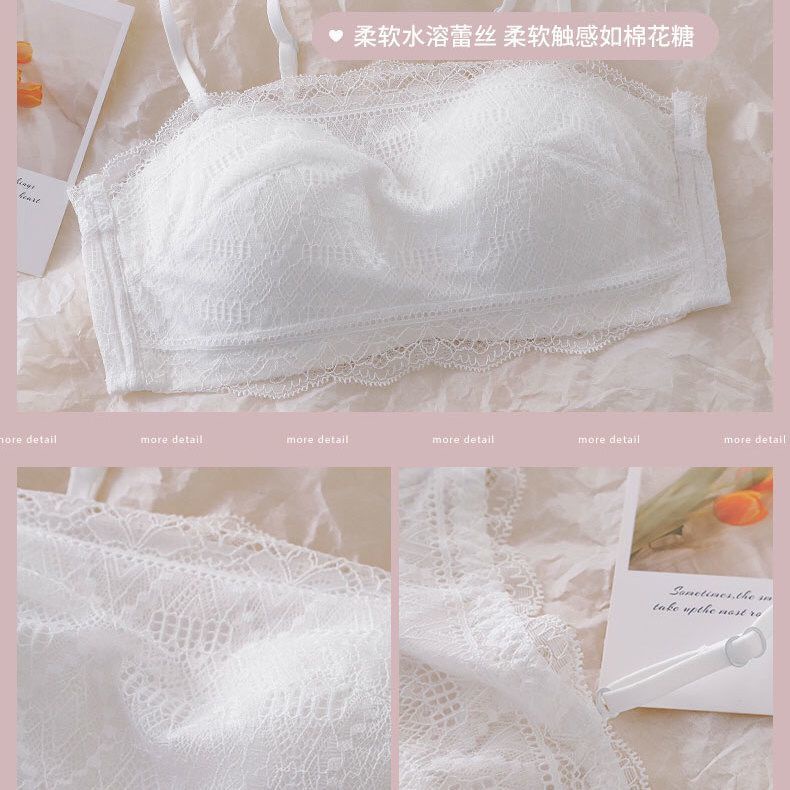 Set Đồ Lót Không Gọng Thép Thiết Kế Quyến Rũ Cho Nữ