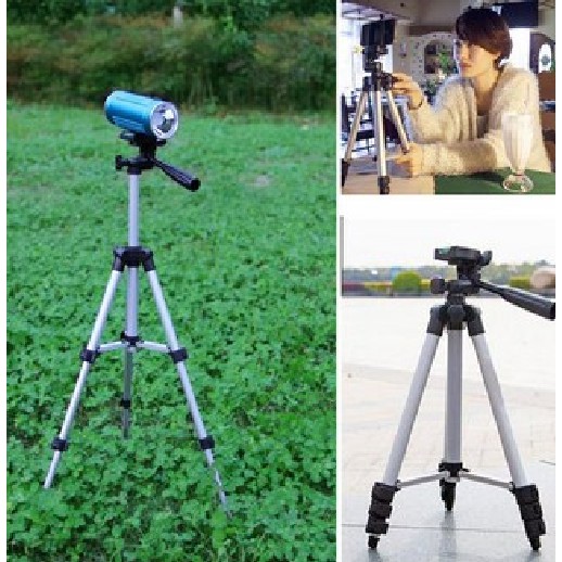 Chân giá đỡ máy chụp ảnh Tripod TF 3110 kèm lens 3 trong 1 và remote bluetooth hỗ trợ chụp ảnh