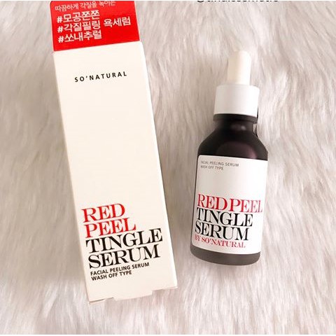 (HOT 2019) Serum Tái Tạo, Phục Hồi Da So’Natural Red Peel Tingle Serum 35ml
