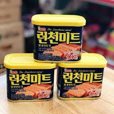 Combo 3 hộp thịt hộp Hàn Quốc Lotte Luncheon 340g