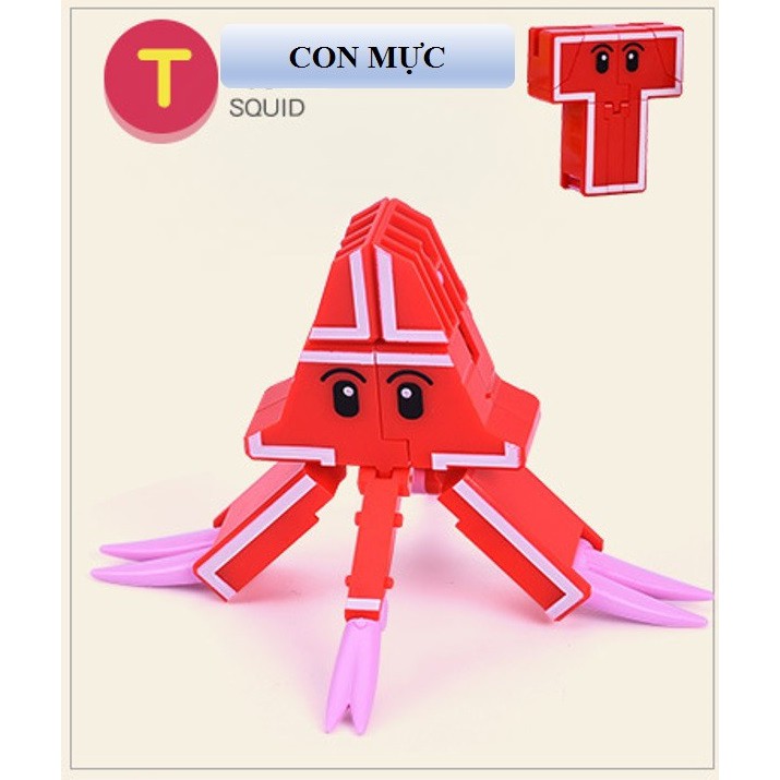 Đồ Chơi Cho Bé Chữ Cái Biến Hình Thông Minh O_P_Q_R_S_T