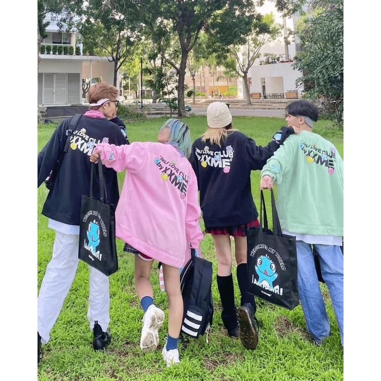 Áo Khoác Nỉ Ngoại Cadigan Kiểu Dáng Rộng Dài Hàn Quốc Siêu Xinh in chữ CLUB XXME Hot TP [NewUnisex]