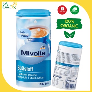 Đường ăn kiêng MIVOLIS nhập khẩu Đức hộp 1200 viên - dành cho người ăn kiêng, giảm cân, tiểu đường, keto/das, béo phì