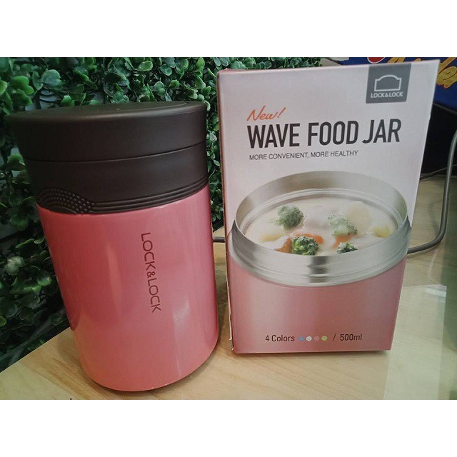 Bình giữ nhiệt ủ cháo Wave Food Jar Lock&Lock LHC8024 (500ml)