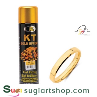 Sơn xịt vàng gold bosny 100% gold no.183, bosny kt gold efect