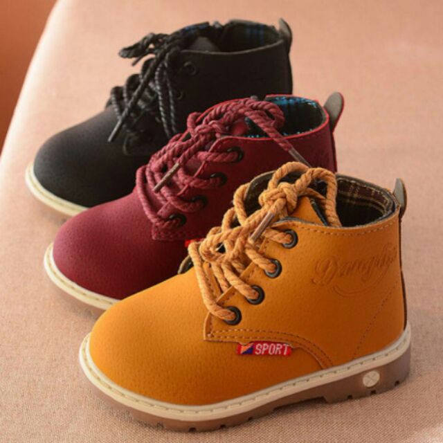 Boot nam cổ ngắn cho bé