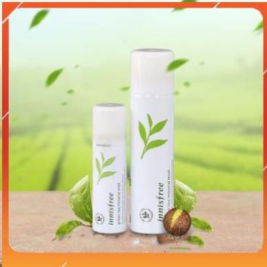 Xịt Khoáng Trà Xanh Inisfree Green Tea Mineral Mist 150ml _mỹ phẩm chính hãng