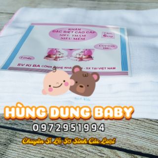 [Siêu Rẻ] Khăn tắm kiba 6 lớp