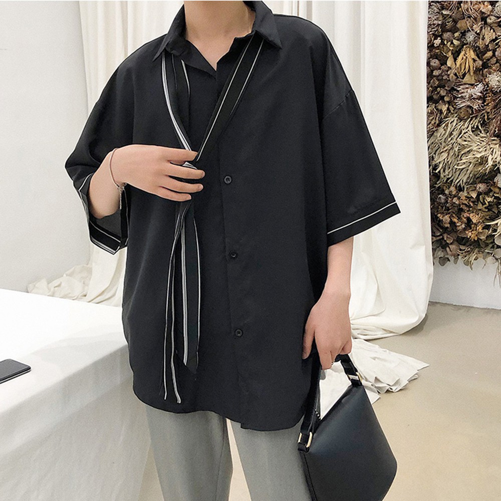 Combo Áo Sơ Mi Ngắn Tay Cổ Bẻ  Kết Hợp Quần Tây Âu mềm Chinos Dáng Baggy ZENKODLMEN SOMI 15 + JOGGER 63