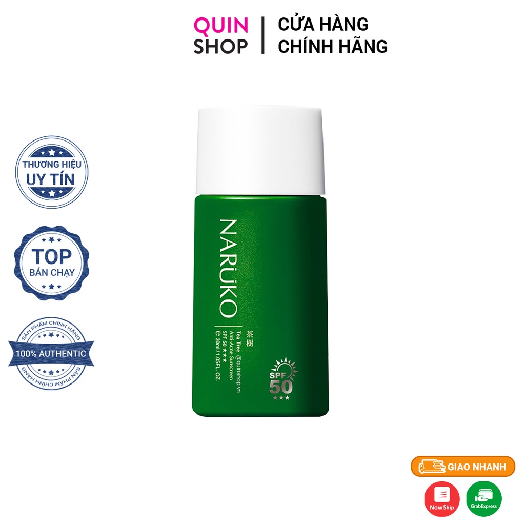 Kem Chống Nắng Naruko Tea Tree Anti Acne Sunscreen SPF50