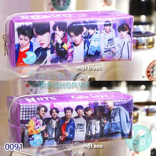 HỘP BÚT BTS VẢI MẪU 91