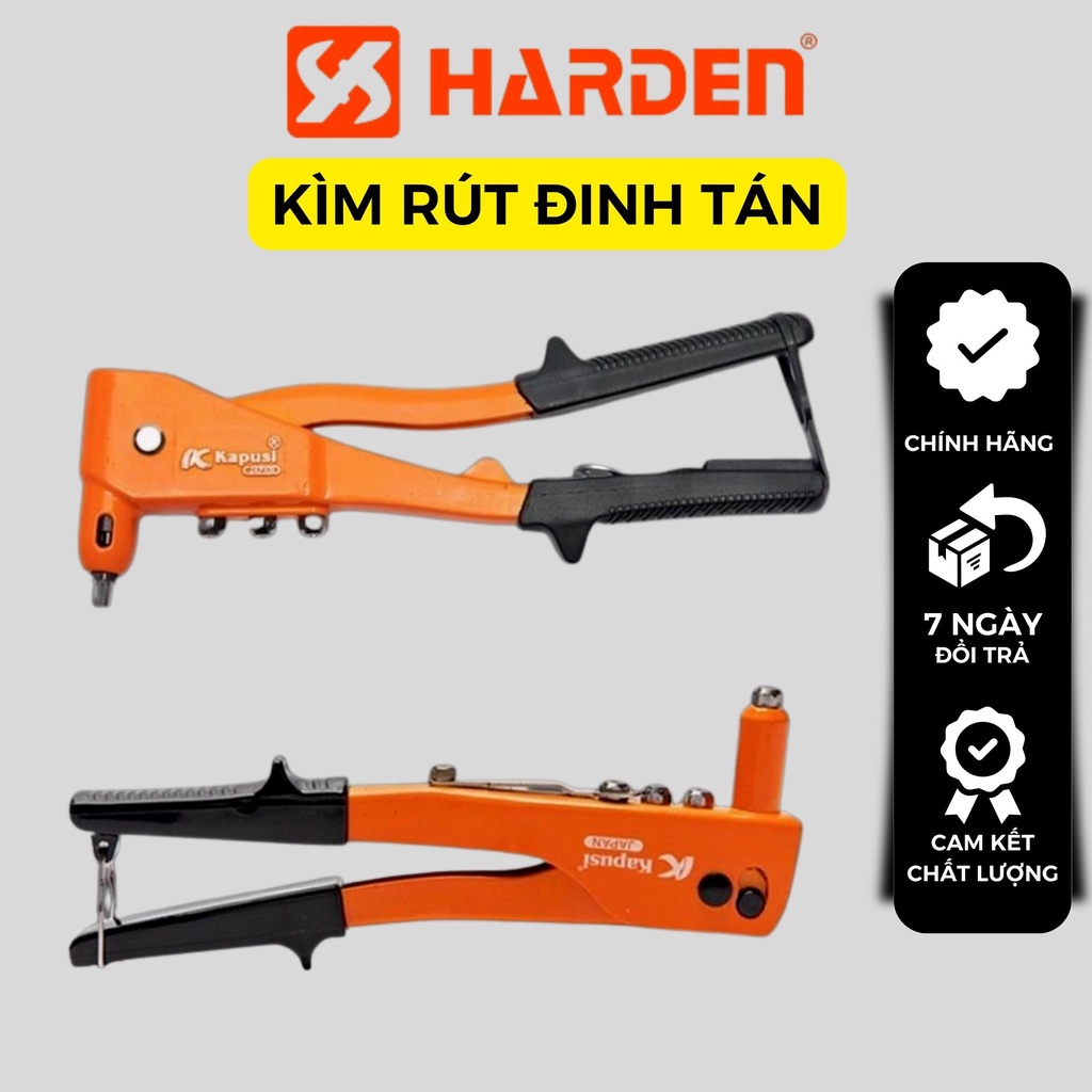 Kìm rút đinh nhôm Kapusi K6801 Nhật Bản chuyên dụng dùng bắt đinh rút nhôm hiệu quả , dứt khoát với lực bóp rất chuẩn